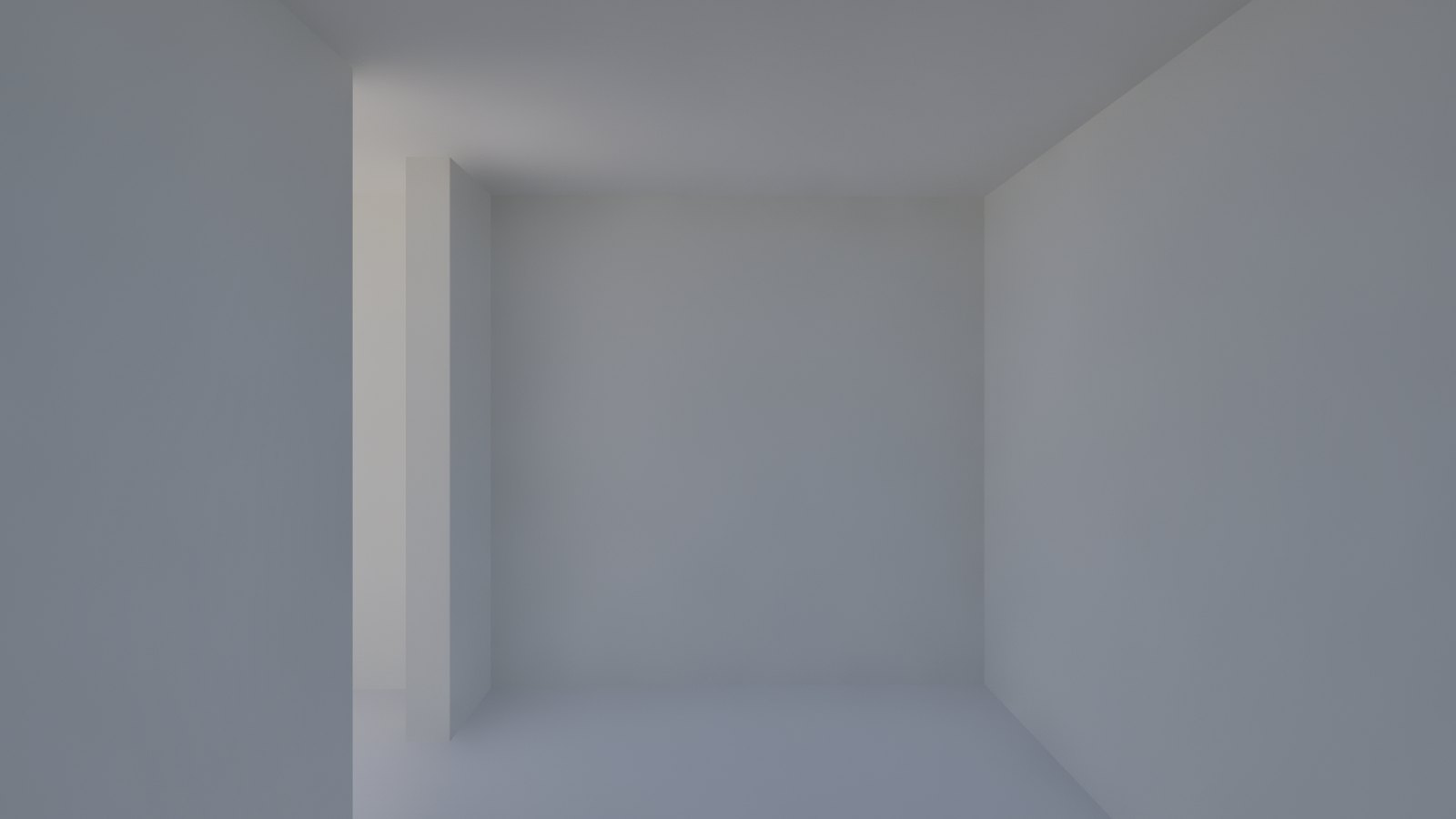 Soft daylight falling through a doorway into a quiet white room, designed and lit in Truebex